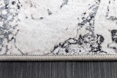 Design Teppich ART RUGS 230x160cm weiß grau Flachgewebe Indoor