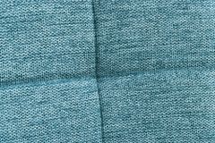 Moderner Hocker SCANDINAVIA blau Strukturstoff Massivholz-Beine Fußhocker