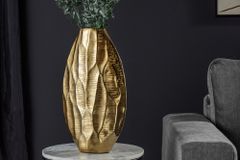 Elegante Vase ORGANIC ORIENT 44cm gold Hammerschlag Design