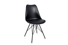 Retro Stuhl SCANDINAVIA MEISTERSTÜCK schwarz