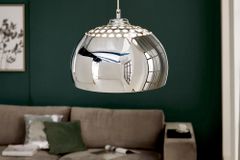 Designer Hängelampe CHROME BALL 32cm chrom Pendelleuchte Modern Design