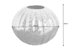 Design Deko Vase ABSTRACT 30cm gold Handarbeit Hammerschlag