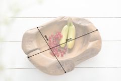 Massive Schale NATURE ROOT 30cm natur Teakholz Wurzelholz