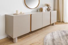 Sideboard COSMO 180cm kaschmir beige Eiche Soft Close Stauraum