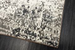 Design XXL Teppich MODERN ART 350x240cm beige braun Kurzflor Indoor-Teppich