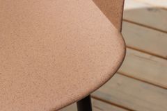 Nachhaltiger Design Stuhl UPCYCLING ME braun 70% Kaffeefaser Indoor Outdoor