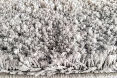 Design Teppich ORGANIC 350x240cm creme Hochflor Indoor-Teppich organische Form