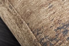 Design Bodenkissen XL MODERN ART 70cm braun abstraktes Muster Sitzkissen