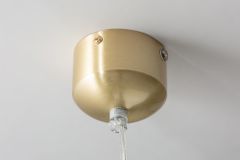Moderne Hängeleuchte GOLDEN BALL 30cm gold Hängelampe höhenverstellbar