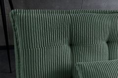 Modernes Schlafsofa JAZZ 190cm grün Cord 3-Sitzer Couch