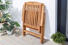 Massiver Gartenstuhl EMPIRE TEAK Teakholz klappbar