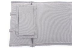 Outdoor Kissen ROG 46x119cm taupe Sitzkissen Polster-Auflage für Hochlehner