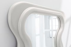 Design Wandspiegel CURVY 160cm weiß