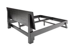 Design Bett SCORPION 180x200cm schwarz Mangoholz 3D Schnitzerei Massivholz Doppelbett
