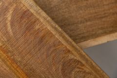 Massives 3er-Set Beistelltische MAKASSAR 45cm Mango natur Massivholz
