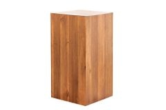 Massivholz Dekosäule COLUMNA 50cm braun Akazie Beistelltisch
