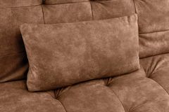 Modernes Schlafsofa JAZZ 190cm antik braun Microfaser 3-Sitzer Couch