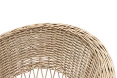 In- und Outdoor Garten-Set ELYSEE natur taupe Polyrattan Aluminium inkl. Tisch Kissen