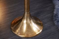 Dekorativer Sektkühler CHAMPAGNE 80cm antik gold handmade Metall Flaschenkühler