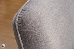 Modernes Big Sofa ROYAL 295cm grau Veloursstoff Federkern XXL-Couch