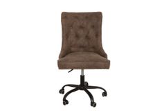 Höhenverstellbarer Bürostuhl VICTORIAN vintage taupe mit Armlehne
