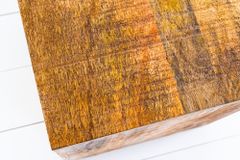 Massives 2er Set Beistelltisch CURACAO 45cm natur Mangoholz Würfel handmade Couchtisch
