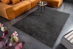 Moderner Teppich COZY CLOUD 230x160cm anthrazit Hochflor Indoor-Teppich Felloptik