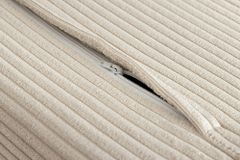 Retro Schlafsessel SMART MULTIFUNCTION 100cm beige Cord Bettfunktion inkl. Kissen