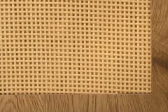 Design Nachttisch VIENNA 60cm natur Rattan Geflecht Beistelltisch mit Stauraum