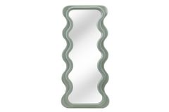 Design Wandspiegel CURVY 160cm salbeigrün