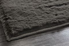 Moderner Teppich COZY CLOUD 230x160cm anthrazit Hochflor Indoor-Teppich Felloptik