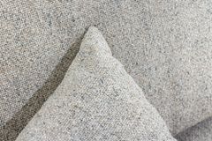 Wohnlandschaft KENT 220cm beige Strukturstoff  Ecksofa Federkern inkl. Hocker