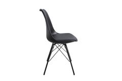 Retro Stuhl SCANDINAVIA MEISTERSTÜCK schwarz