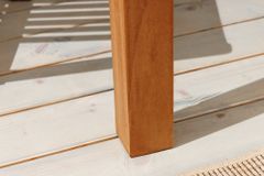 Massiver Gartentisch EMPIRE TEAK 150cm natur Teakholz