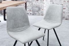 Retro Stuhl AMSTERDAM CHAIR stone grau Designklassiker