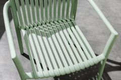 In- und Outdoor Stuhl STUDIO ITALIA salbei stapelbar wetterfest Gartenstuhl