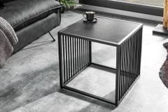 Design Beistelltisch ARCHITECTURE 40cm graphit Metall