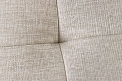 Moderner Hocker ROYAL 120cm greige Veloursstoff Federkern Sitzhocker
