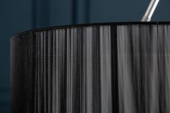 Design Bogenlampe EXTENSO 230cm schwarz Stehlampe mit Marmorfuß