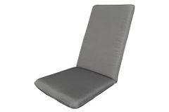 Outdoor Sitzkissen COMFORT LINE 50x122cm anthrazit für Hochlehner-Stuhl Polsterauflage