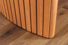 Ausziehbarer Esstisch VALHALLA WOOD 220-280cm natur Eichenholz