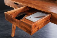 Massiver Sekretär MONSOON 100cm natur Akazienholz Schreibtisch