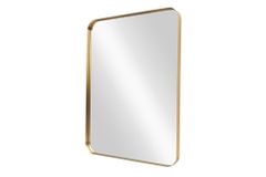Moderner Wandspiegel AMSTERDAM 100cm gold Aluminium