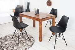 Retro Stuhl SCANDINAVIA MEISTERSTÜCK schwarz