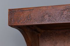 Abstraktes Regal ART AMBIENTE 180cm kupfer Beton Edelrost-Look Standregal