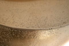 Moderne Vase WAVE XL 106cm gold Aluminium poliert Dekoration