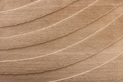 3D strukturierter Kurzflor Teppich WAVE 230x160cm beige Hoch-Tief-Effekt