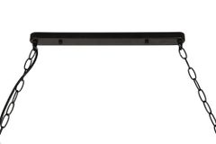 Maritime Hängeleuchte SEVEN SEAS II 120cm Seil Lampe mit 10 Leuchten