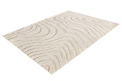 Design Teppich WAVE 240x170cm creme beige 3D-Effekt