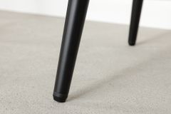 Design Barhocker MILANO rost braun Samt Barstuhl mit Lehne Metall schwarz Chesterfield-Steppung